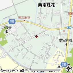 埼玉県春日部市西宝珠花236周辺の地図