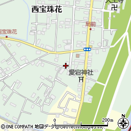 埼玉県春日部市西宝珠花263周辺の地図