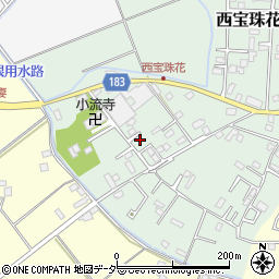 埼玉県春日部市西宝珠花305周辺の地図
