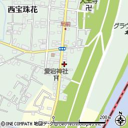 埼玉県春日部市西宝珠花147周辺の地図