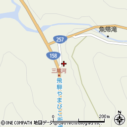 岐阜県高山市荘川町三尾河228周辺の地図