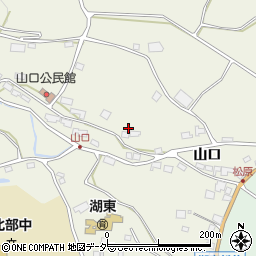 長野県茅野市湖東（山口）周辺の地図