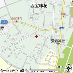 埼玉県春日部市西宝珠花250周辺の地図