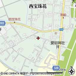 埼玉県春日部市西宝珠花248周辺の地図