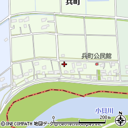 茨城県常総市兵町11周辺の地図