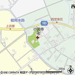 埼玉県春日部市西宝珠花329周辺の地図