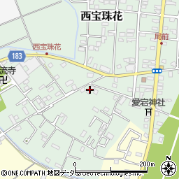 埼玉県春日部市西宝珠花251周辺の地図