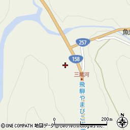 岐阜県高山市荘川町三尾河286周辺の地図