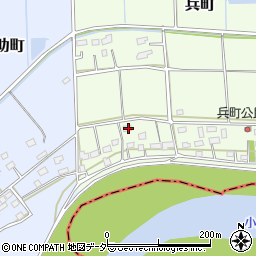 茨城県常総市兵町18周辺の地図