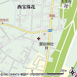 埼玉県春日部市西宝珠花264周辺の地図
