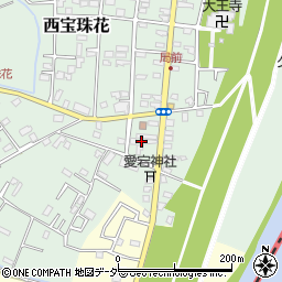 埼玉県春日部市西宝珠花138周辺の地図