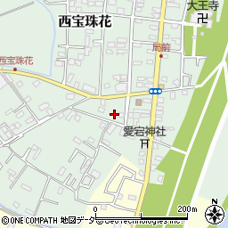 埼玉県春日部市西宝珠花262周辺の地図