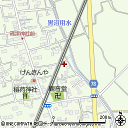 埼玉県白岡市篠津2101-4周辺の地図