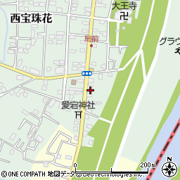 埼玉県春日部市西宝珠花146周辺の地図