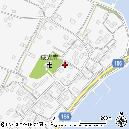 茨城県行方市白浜266周辺の地図