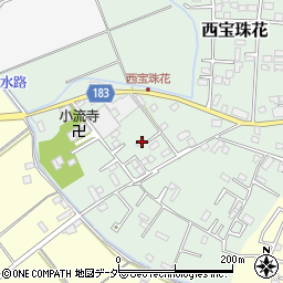 埼玉県春日部市西宝珠花297周辺の地図