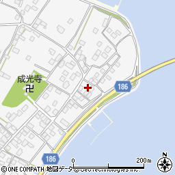 茨城県行方市白浜288周辺の地図