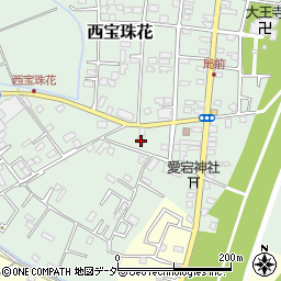 埼玉県春日部市西宝珠花259周辺の地図