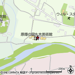 原爆の図丸木美術館周辺の地図