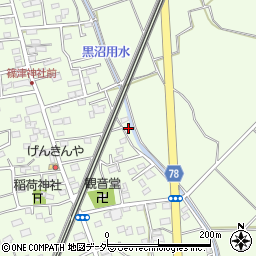 埼玉県白岡市篠津2094周辺の地図