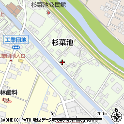長野県諏訪市杉菜池周辺の地図