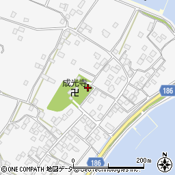 茨城県行方市白浜261周辺の地図