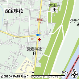 埼玉県春日部市西宝珠花144周辺の地図