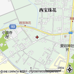 埼玉県春日部市西宝珠花276周辺の地図