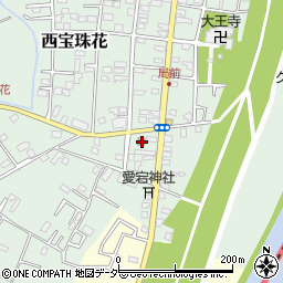 埼玉県春日部市西宝珠花130周辺の地図