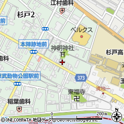 埼玉りそな銀行杉戸支店周辺の地図