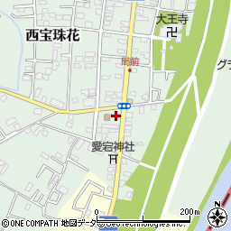 埼玉県春日部市西宝珠花141周辺の地図