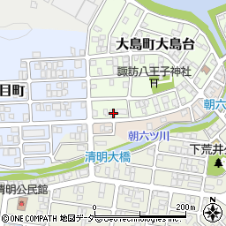 福井県福井市大島町大島台1004周辺の地図