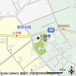 埼玉県春日部市西宝珠花357周辺の地図