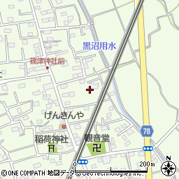 埼玉県白岡市篠津2108周辺の地図