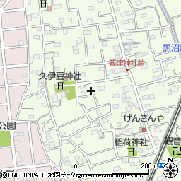 埼玉県白岡市篠津1822周辺の地図