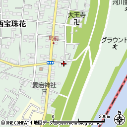 埼玉県春日部市西宝珠花153周辺の地図
