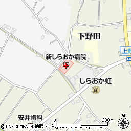 新しらおか病院（白桜会）周辺の地図