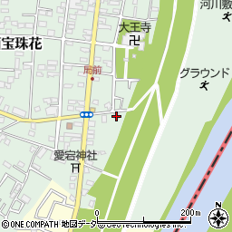 埼玉県春日部市西宝珠花154周辺の地図