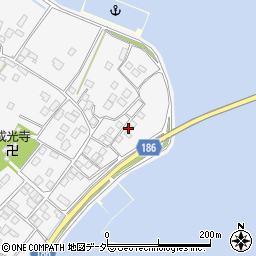 茨城県行方市白浜303周辺の地図