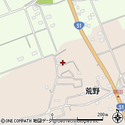 茨城県鹿嶋市荒野849-3周辺の地図