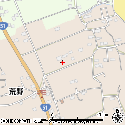 茨城県鹿嶋市荒野1688-2周辺の地図