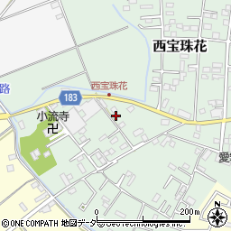 埼玉県春日部市西宝珠花288周辺の地図