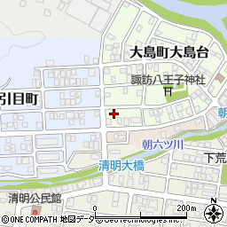 福井県福井市大島町大島台1009周辺の地図