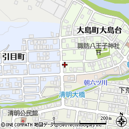 福井県福井市大島町大島台1008周辺の地図
