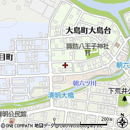 福井県福井市大島町大島台1013周辺の地図