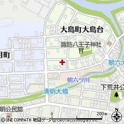 福井県福井市大島町大島台1015周辺の地図