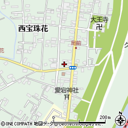 埼玉県春日部市西宝珠花110周辺の地図