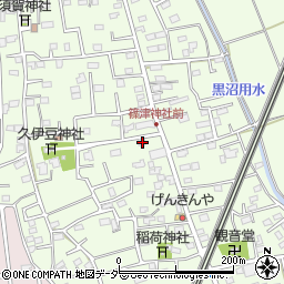 埼玉県白岡市篠津1861周辺の地図