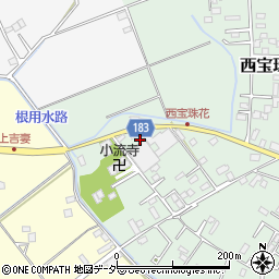 埼玉県春日部市西宝珠花313周辺の地図