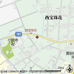 埼玉県春日部市西宝珠花286周辺の地図